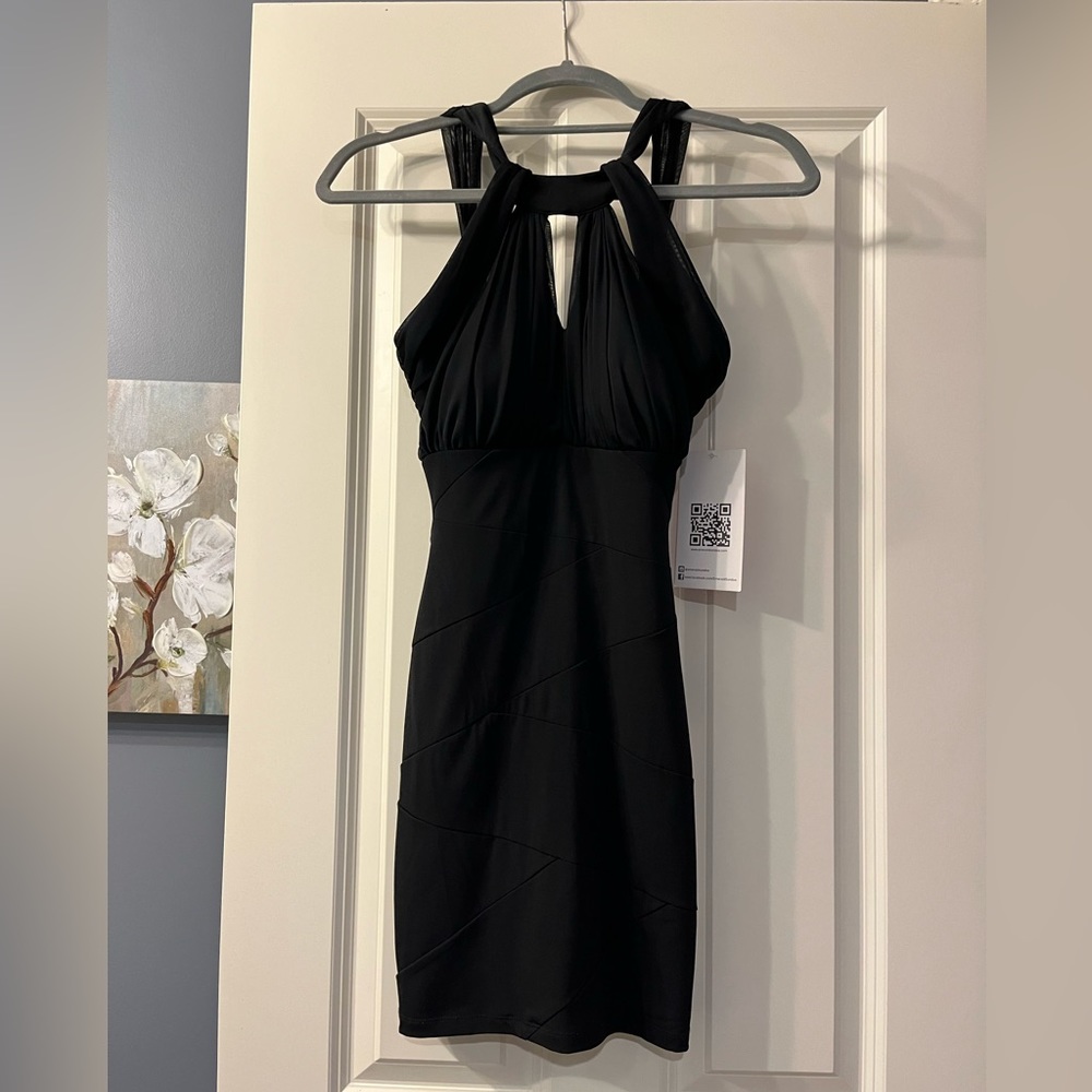 NEW WITH TAGS - Emerald Sundae Black Cocktail Dress Size Small